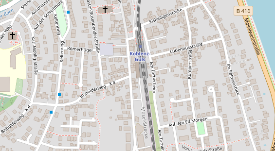 Friseur auf Satellitenbild