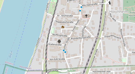 Friseur auf Satellitenbild