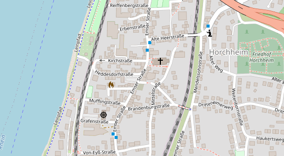 Friseur auf Satellitenbild