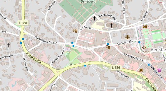 Friseur auf Satellitenbild