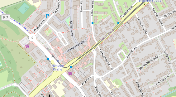 Friseur auf Satellitenbild