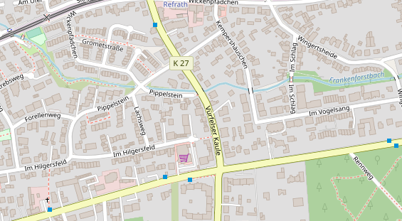 Friseur auf Satellitenbild