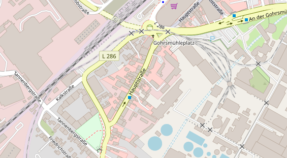 Friseur auf Satellitenbild