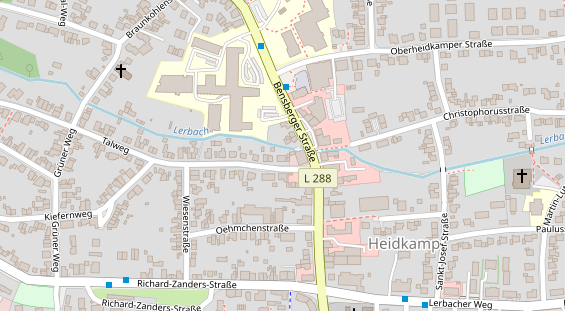 Friseur auf Satellitenbild