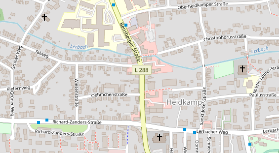 Friseur auf Satellitenbild