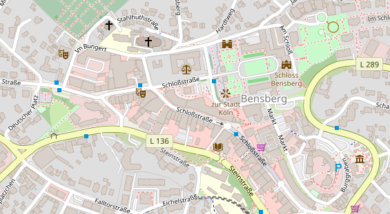 Friseur auf Satellitenbild