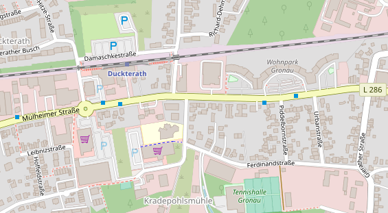 Friseur auf Satellitenbild