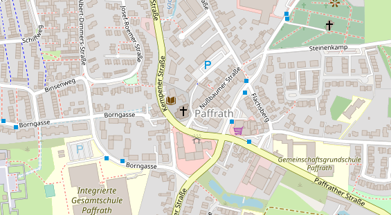 Friseur auf Satellitenbild