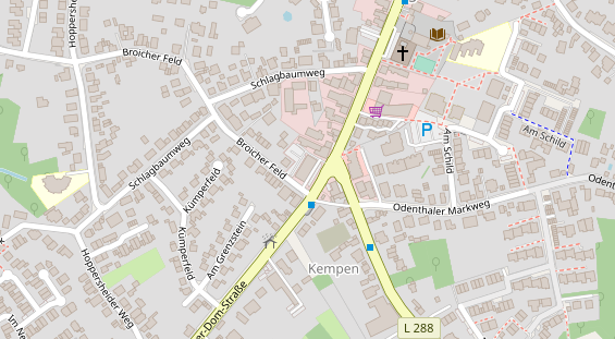 Friseur auf Satellitenbild