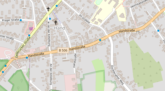 Friseur auf Satellitenbild