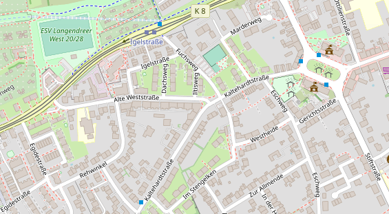 Friseur auf Satellitenbild