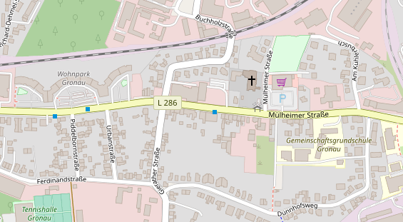 Friseur auf Satellitenbild