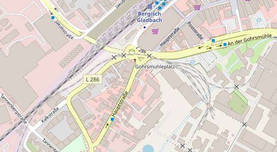 Friseur auf Satellitenbild