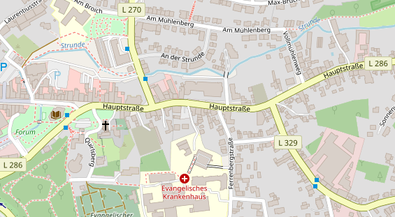 Friseur auf Satellitenbild