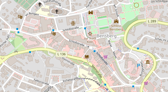 Friseur auf Satellitenbild