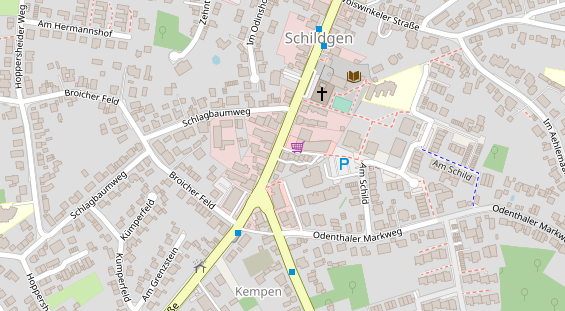 Friseur auf Satellitenbild