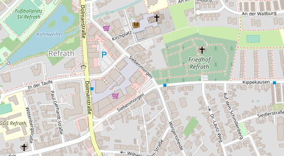 Friseur auf Satellitenbild