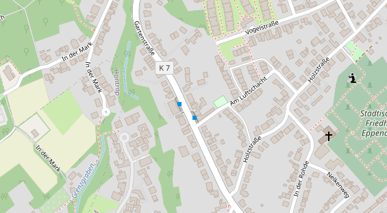 Friseur auf Satellitenbild