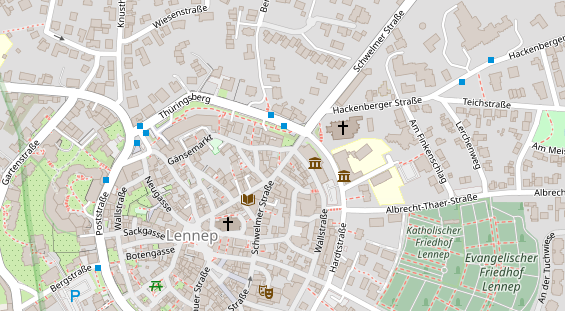 Friseur auf Satellitenbild