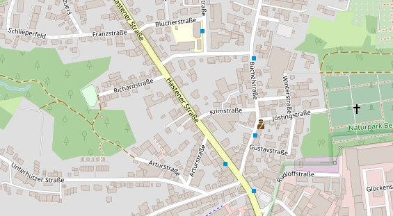 Friseur auf Satellitenbild