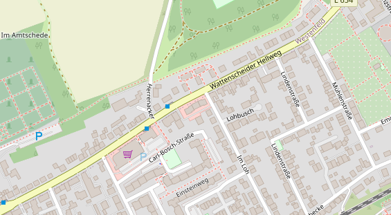 Friseur auf Satellitenbild