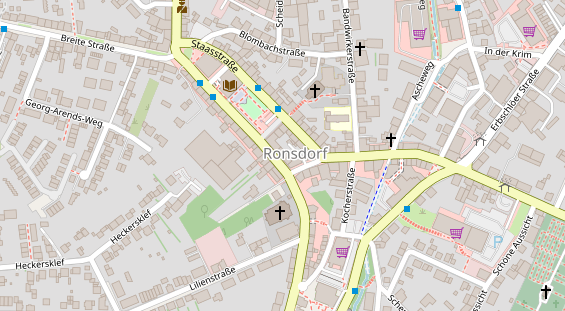 Friseur auf Satellitenbild