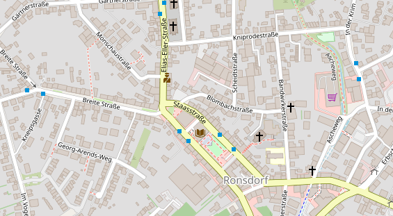 Friseur auf Satellitenbild