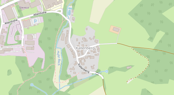 Friseur auf Satellitenbild