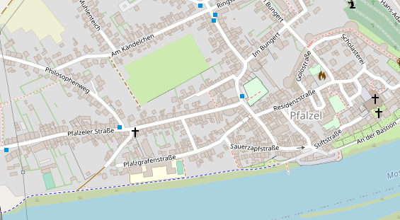 Friseur auf Satellitenbild