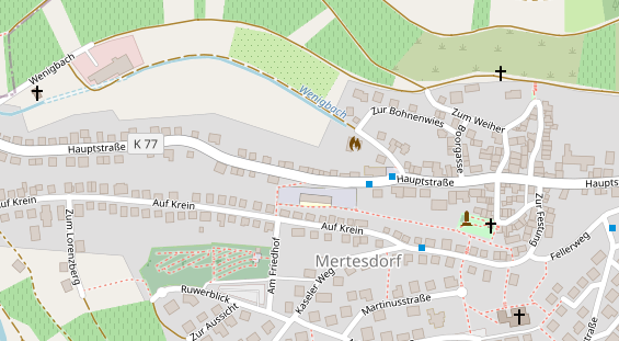 Friseur auf Satellitenbild