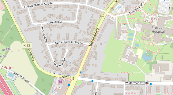 Friseur auf Satellitenbild