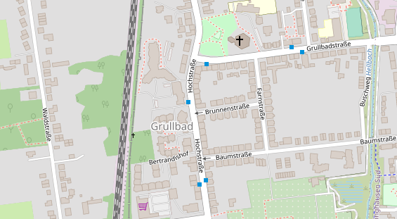 Friseur auf Satellitenbild