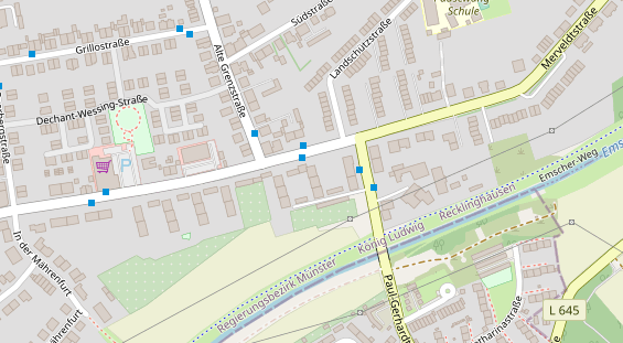 Friseur auf Satellitenbild