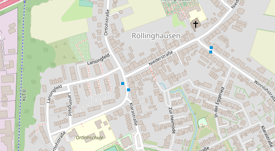 Friseur auf Satellitenbild