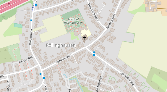 Friseur auf Satellitenbild