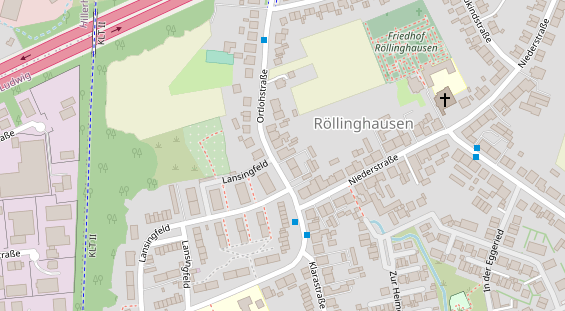 Friseur auf Satellitenbild