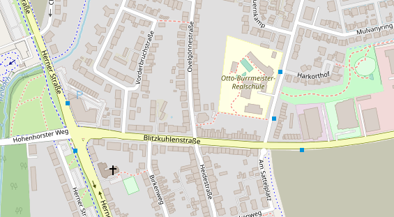 Friseur auf Satellitenbild