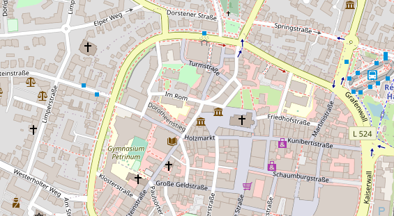 Friseur auf Satellitenbild