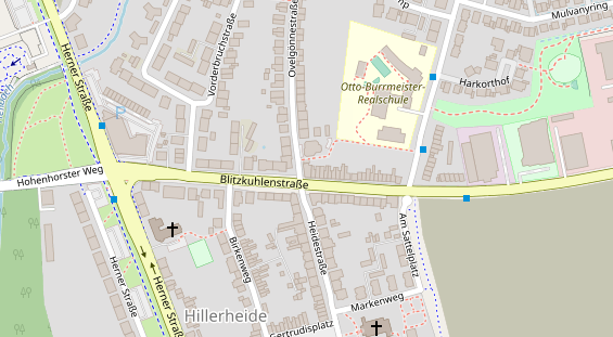 Friseur auf Satellitenbild