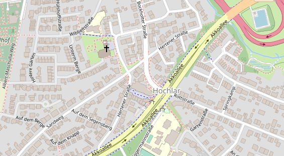 Friseur auf Satellitenbild