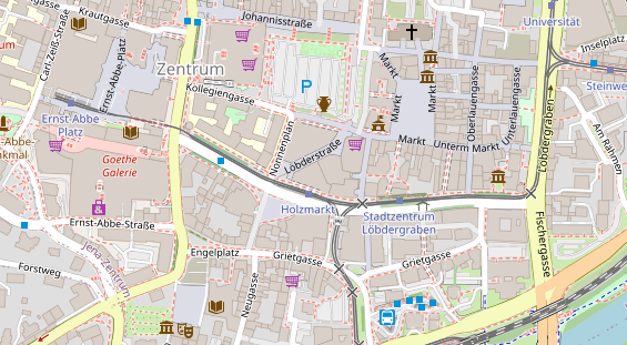 Friseur auf Satellitenbild