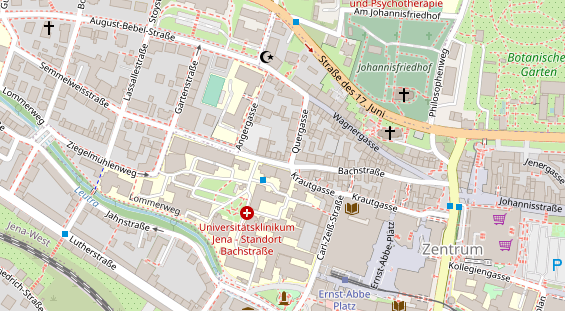 Friseur auf Satellitenbild