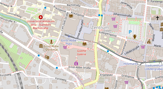 Friseur auf Satellitenbild