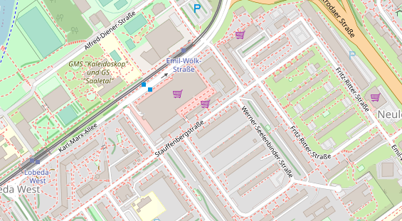 Friseur auf Satellitenbild