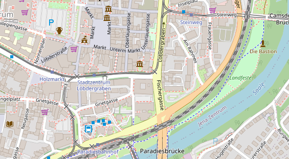 Friseur auf Satellitenbild