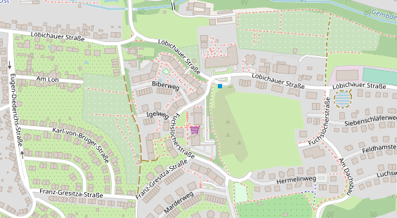 Friseur auf Satellitenbild