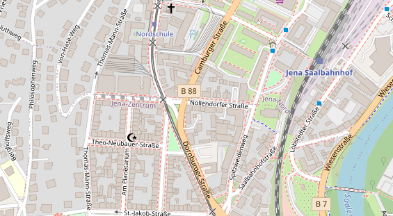 Friseur auf Satellitenbild