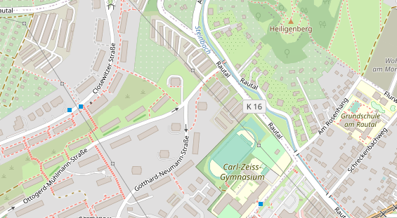 Friseur auf Satellitenbild