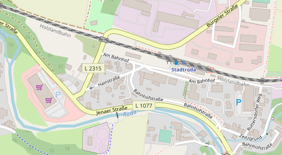 Friseur auf Satellitenbild