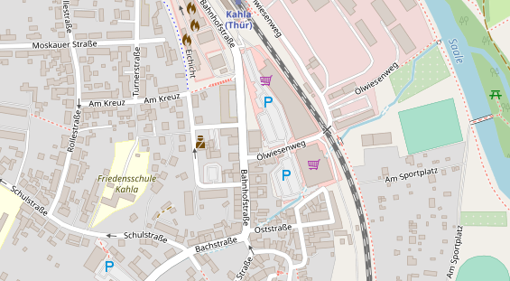 Friseur auf Satellitenbild